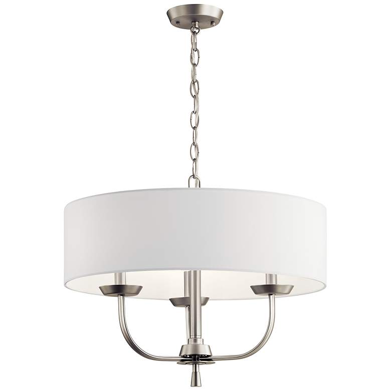 Image 1 Kichler Kennewick Brushed Nickel Chandelier 3Lt