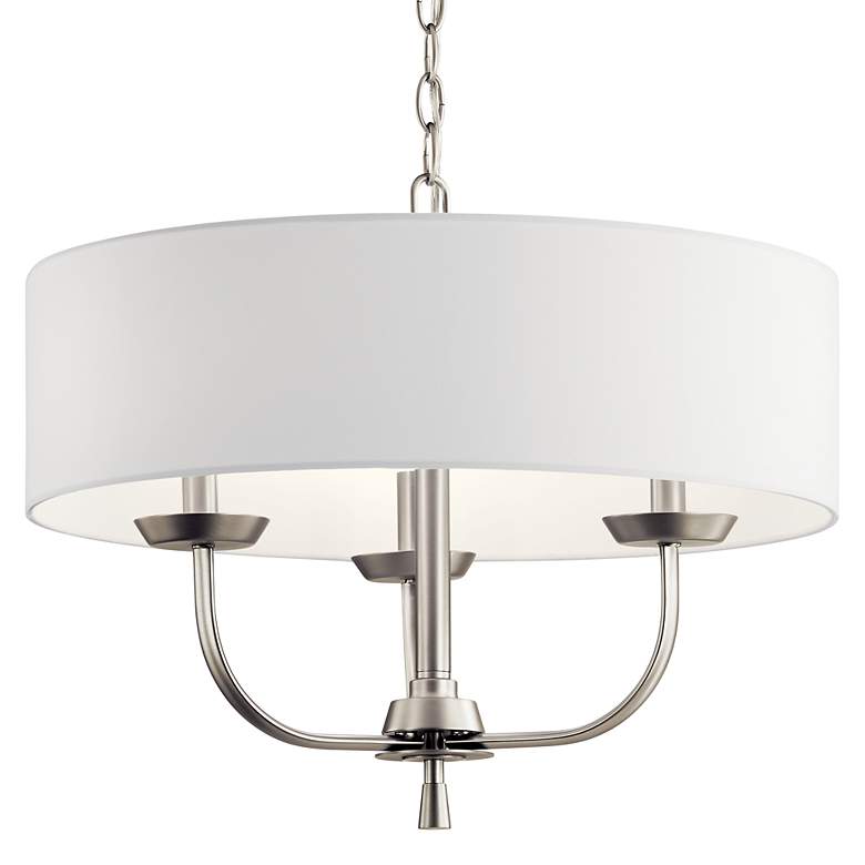 Image 3 Kichler Kennewick Brushed Nickel Chandelier 3Lt more views