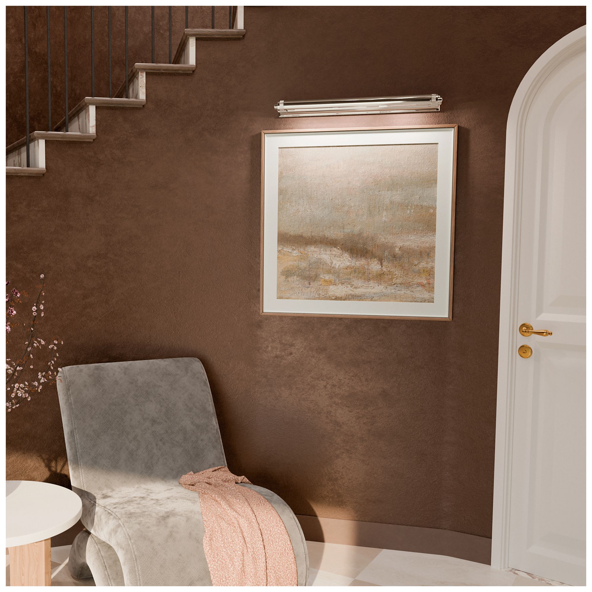 Kichler Kenton 30" 3-Light Picture Light in Polished Nickel