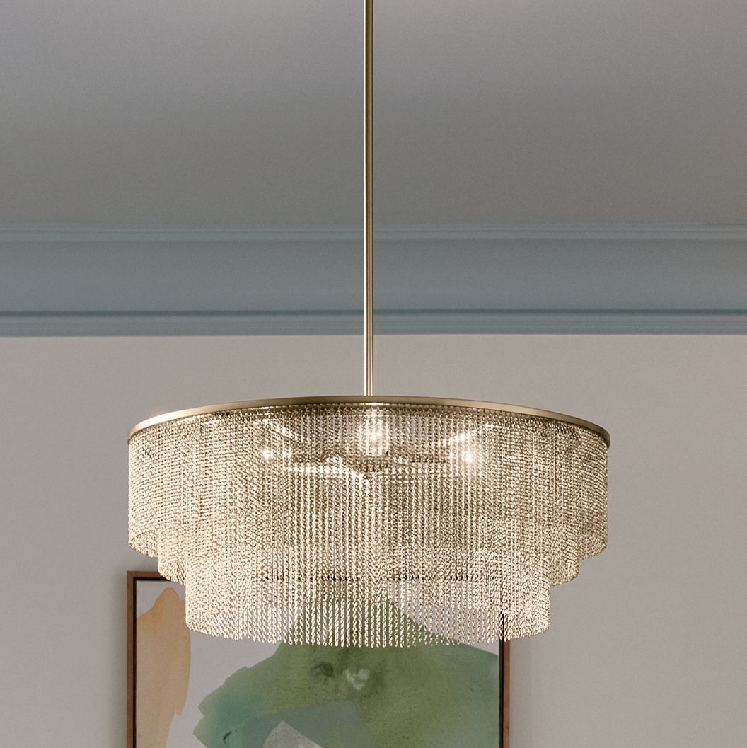Thumbnail1 of Kichler Khaite 26" 4-Light Chandelier in Champagne Bronze