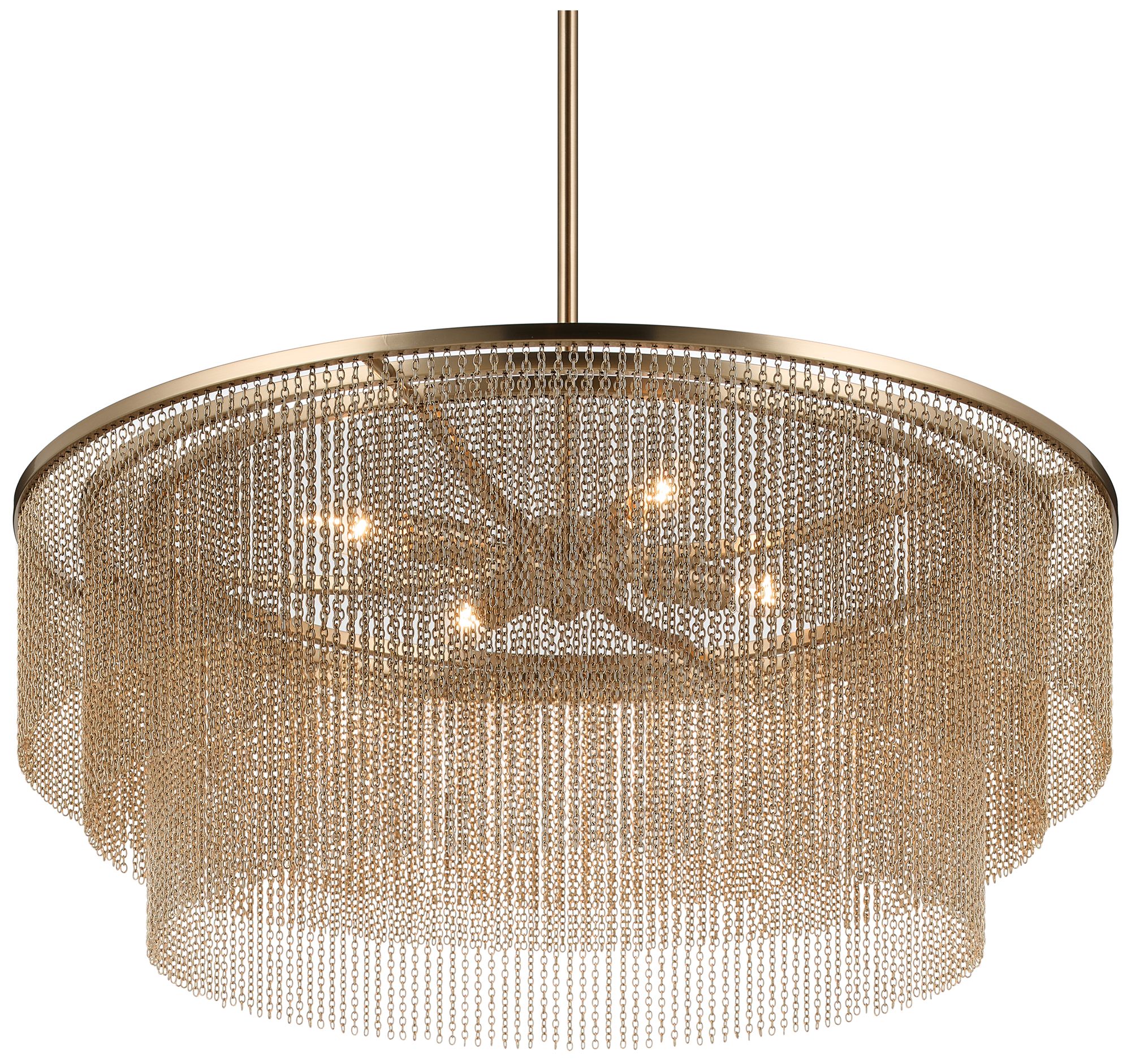 Kichler Khaite 26" 4-Light Chandelier in Champagne Bronze