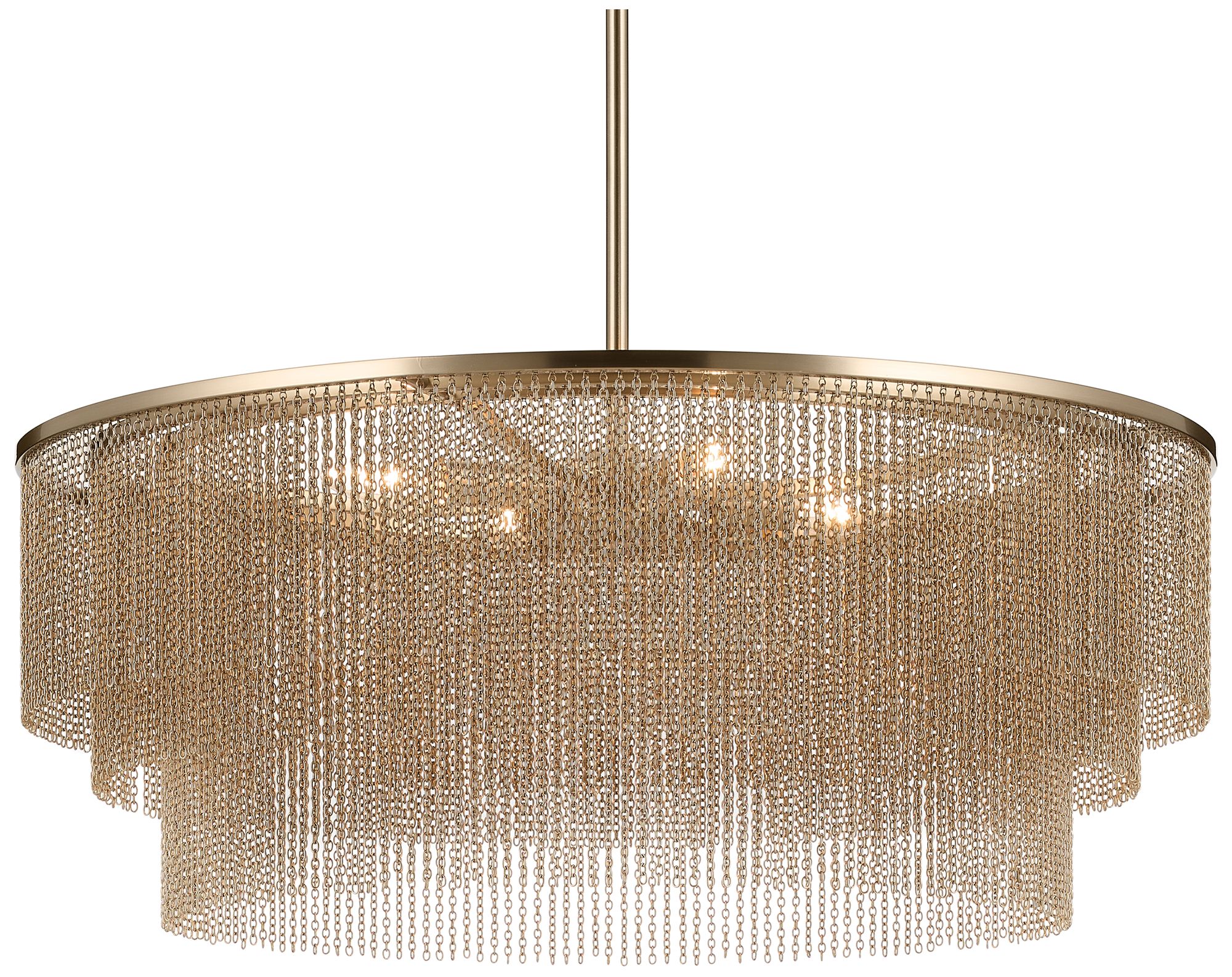 Kichler Khaite 26" 4-Light Chandelier in Champagne Bronze