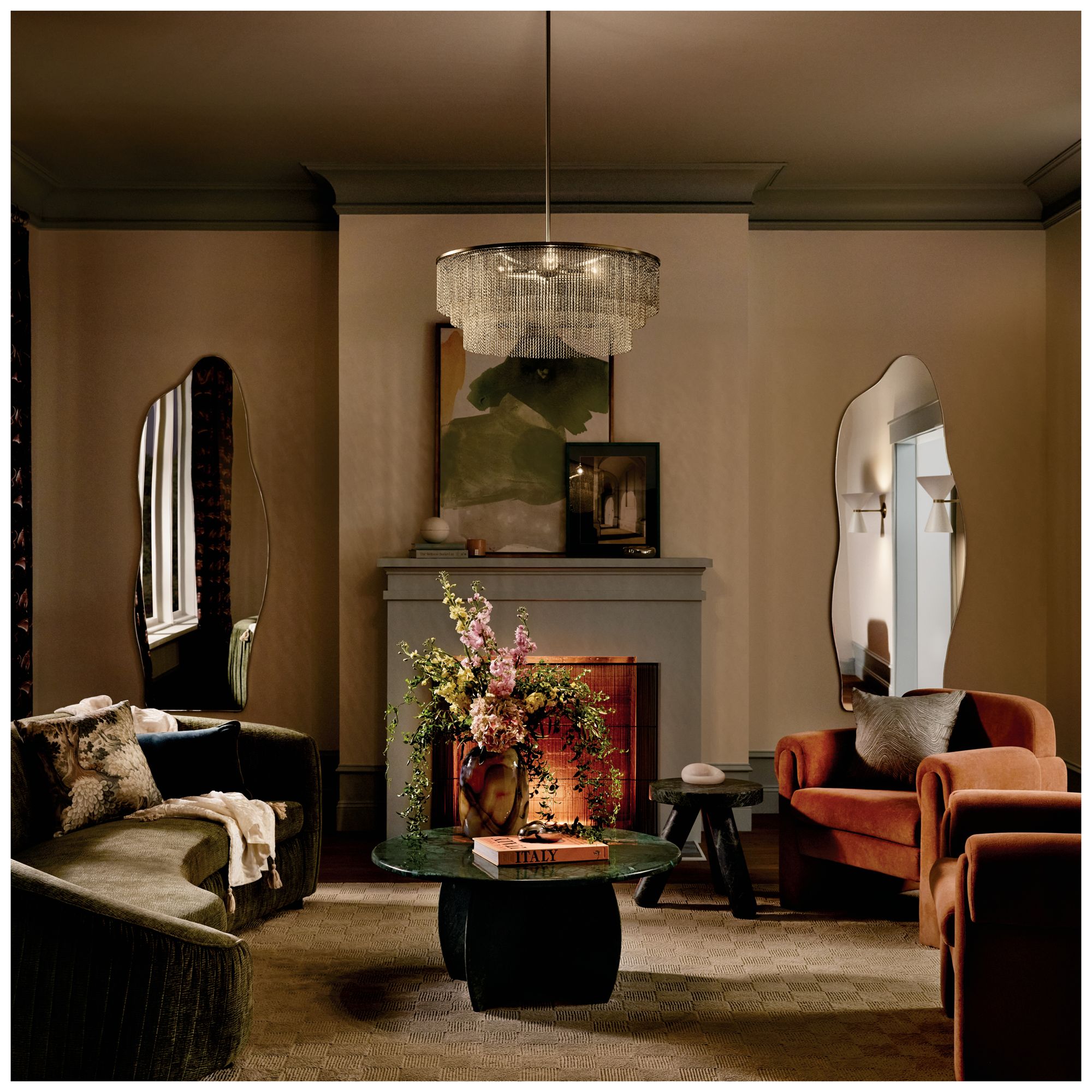 Kichler Khaite 26" 4-Light Chandelier in Champagne Bronze