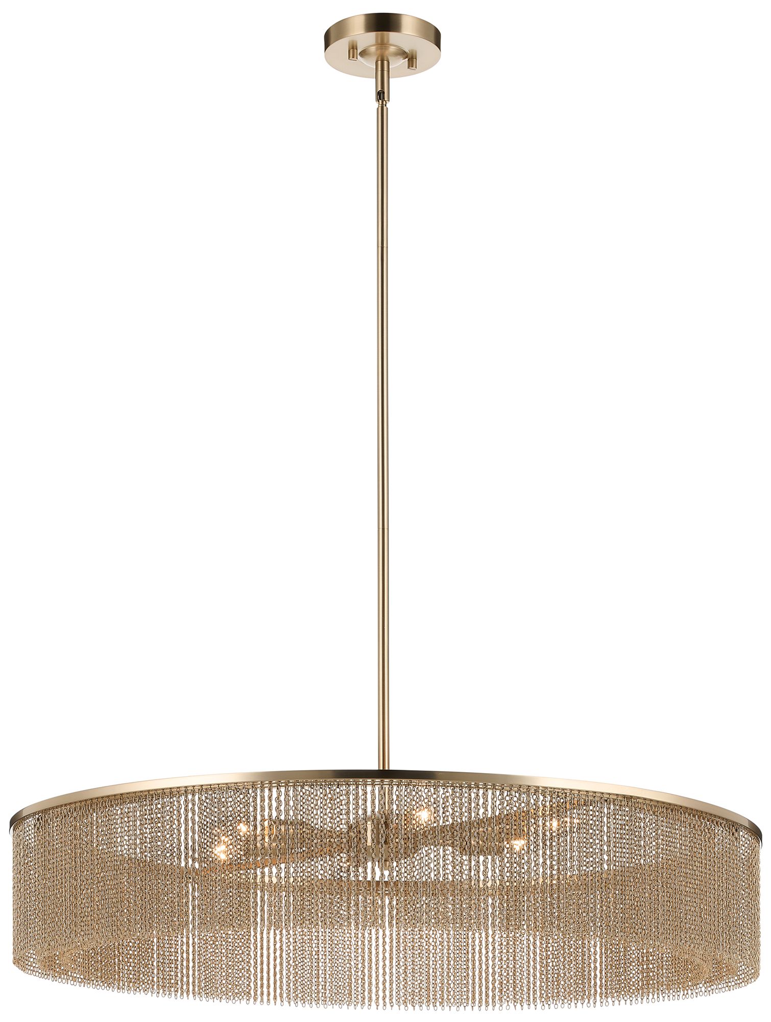 Kichler Khaite 32" 6-Light Chandelier in Champagne Bronze