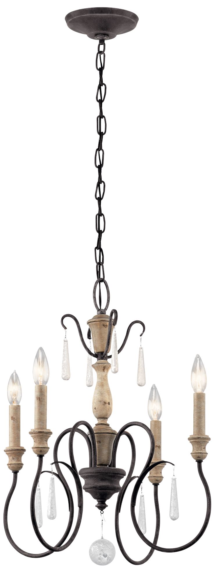 Kichler Kimblewick Chandelier 4Lt 45V24 Lamps Plus   Kichler Kimblewick Chandelier 4lt  45v24 