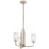 Kichler Kimrose 18 1/4"W Polished Nickel 3-Light Chandelier