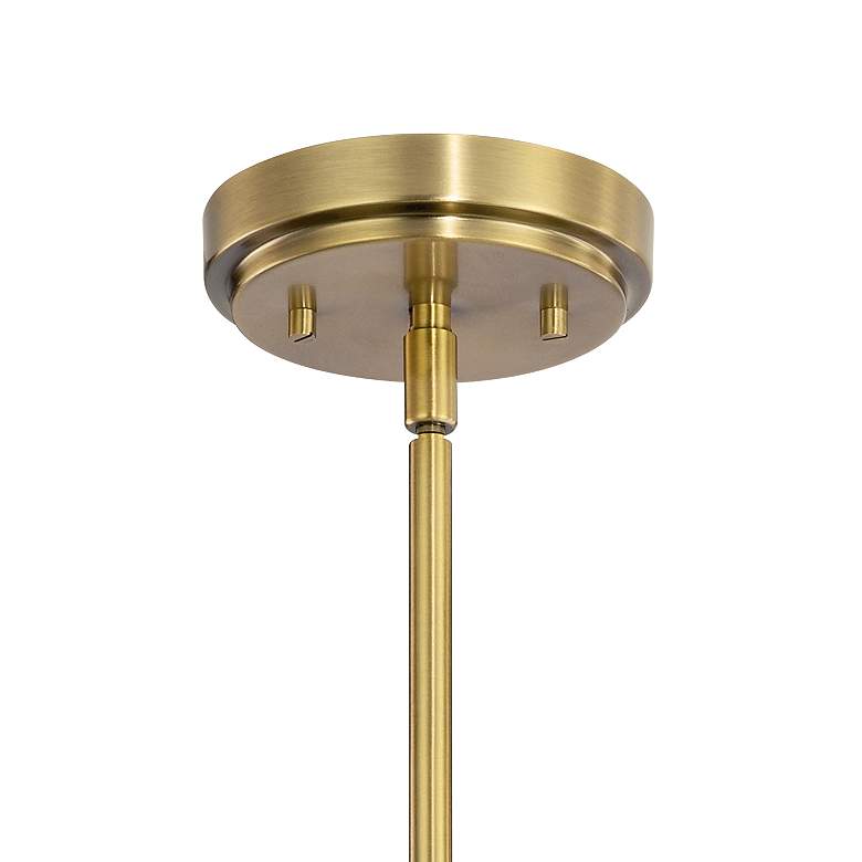 Image 5 Kichler Kimrose 27" Wide Six Light Modern Brass Finish Chandelier more views