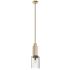 Kichler Kimrose 7" Wide Brushed Natural Brass Mini Pendant