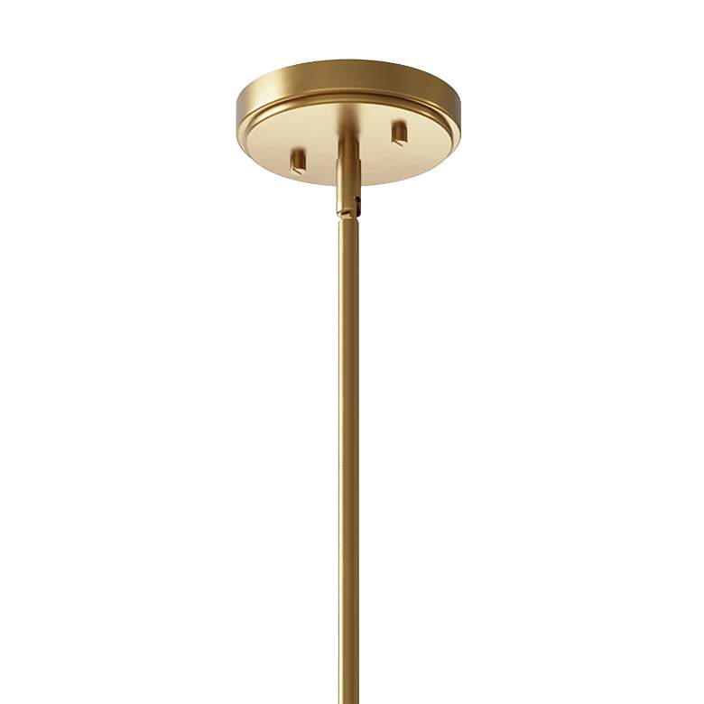 Image 5 Kichler Kimrose 7" Wide Brushed Natural Brass Mini Pendant more views