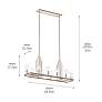Thumbnail4 of Kichler Kimrose Linear Chandelier 10 Light more views