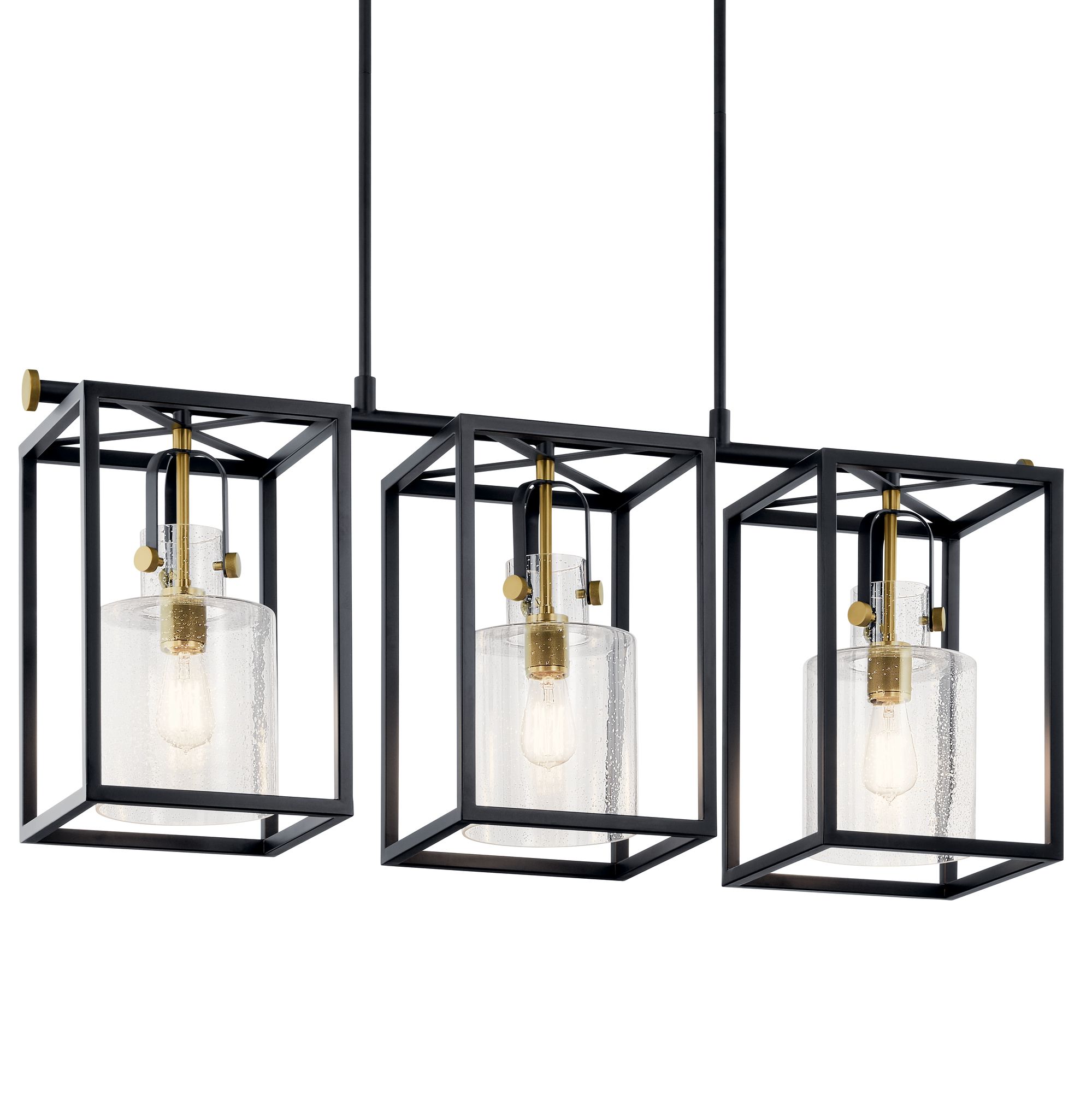 Image 4 Kichler Kitner Linear Chandelier 3Lt more views