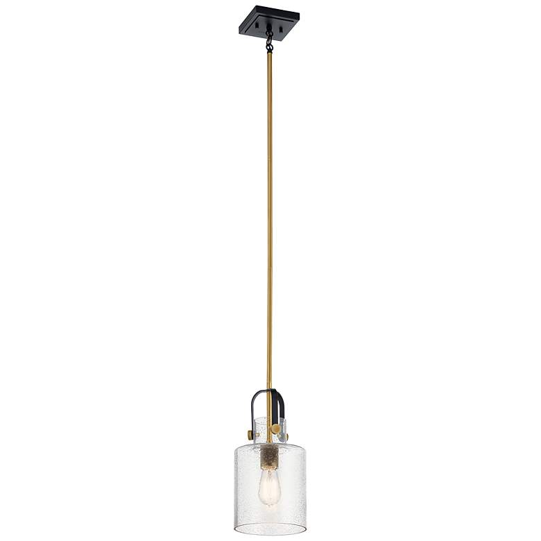 Image 2 Kichler Kitner Natural Brass Pendant 1Lt