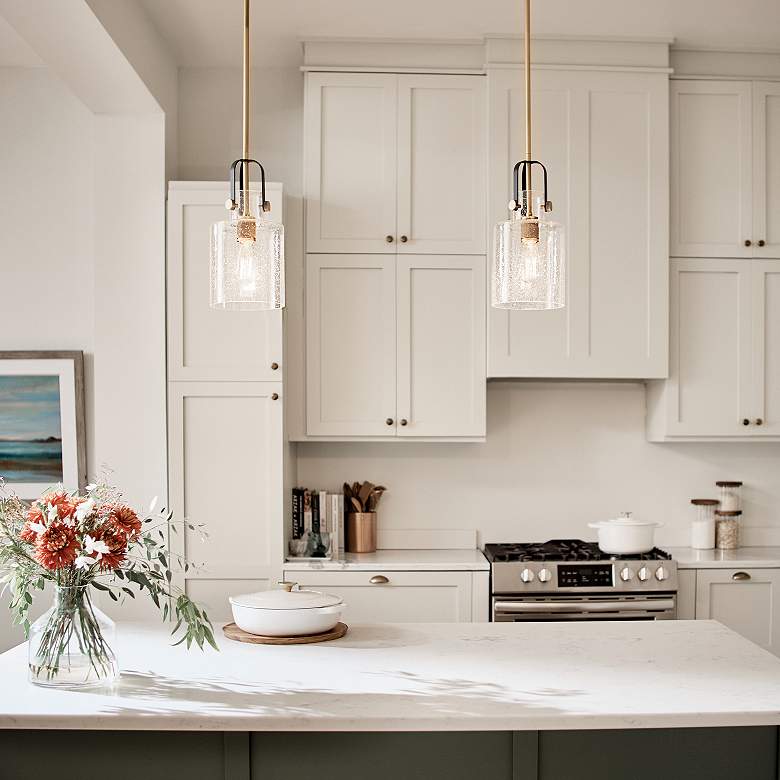 Image 5 Kichler Kitner Natural Brass Pendant 1Lt more views