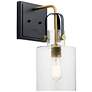 1_Kichler Kitner Natural Brass Wall Sconce 1Lt