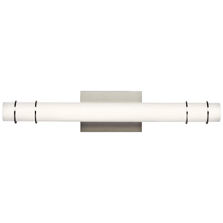 Image 2 Kichler Korona 24 3/4 inch Wide Brushed Nickel LED Bath Light