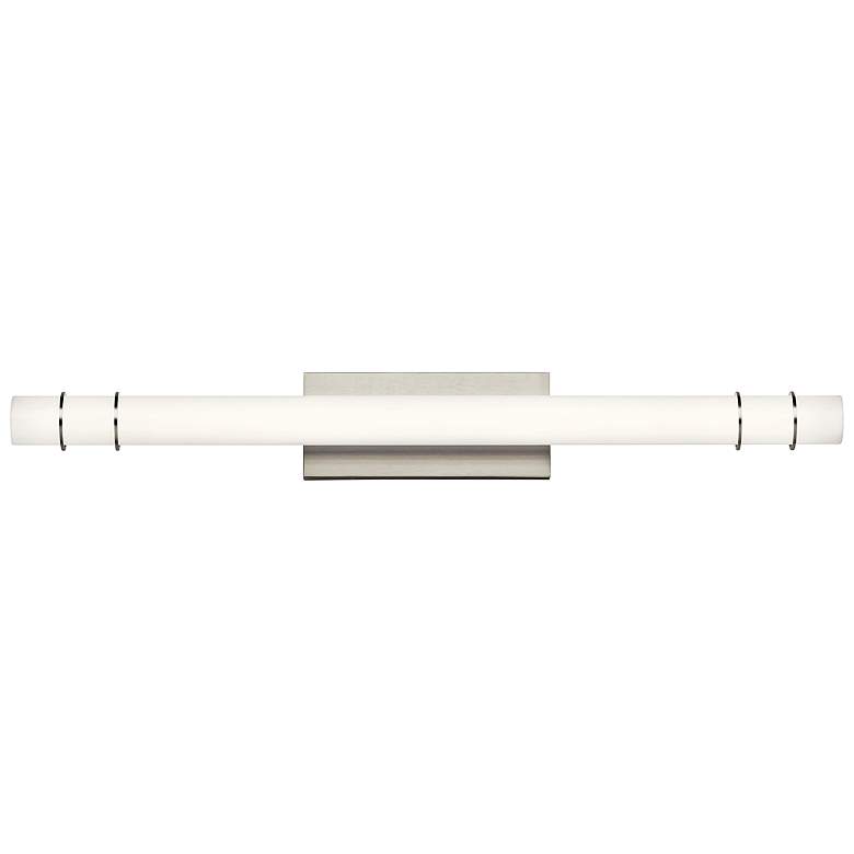 Image 2 Kichler Korona 36 3/4 inch Wide Brushed Nickel LED Bath Light