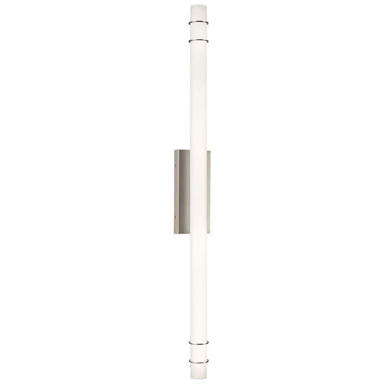 Image 3 Kichler Korona 48 1/2 inch Wide Brushed Nickel LED Bath Light more views