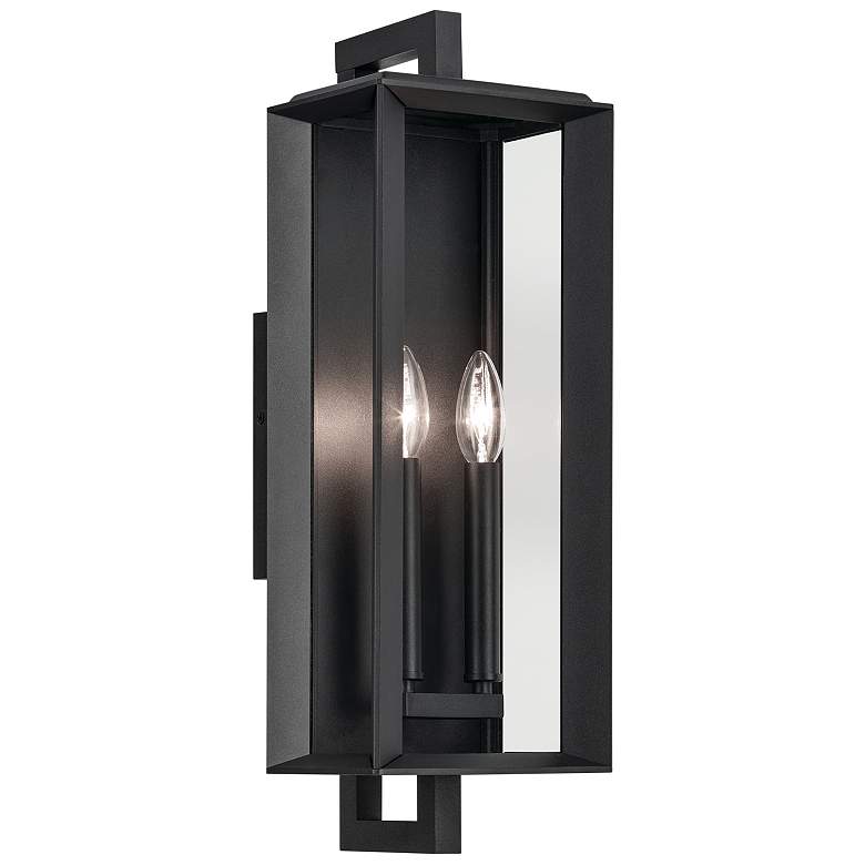 Image 1 Kichler Kroft 20 1/2" High Texture Black Outdoor Wall Light