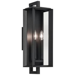 Kichler Kroft 20 1/2" High Texture Black Outdoor Wall Light