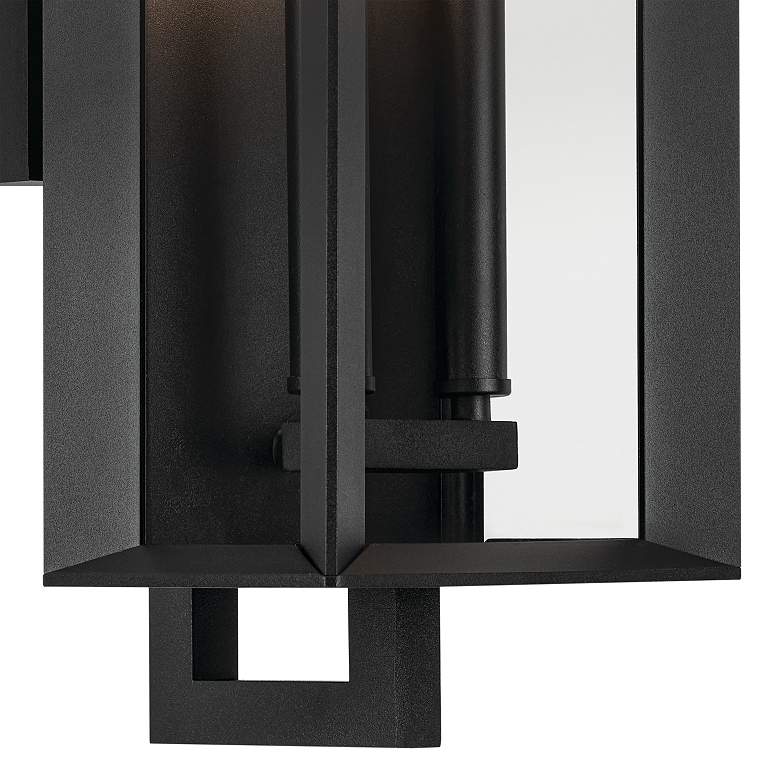 Image 2 Kichler Kroft 20 1/2" High Texture Black Outdoor Wall Light more views