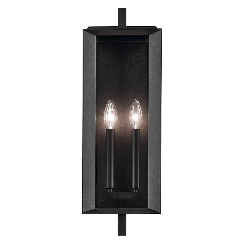 Image 4 Kichler Kroft 20 1/2" High Texture Black Outdoor Wall Light more views