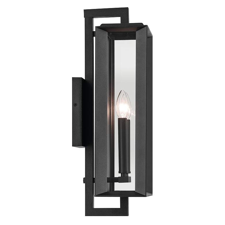 Image 5 Kichler Kroft 20 1/2" High Texture Black Outdoor Wall Light more views