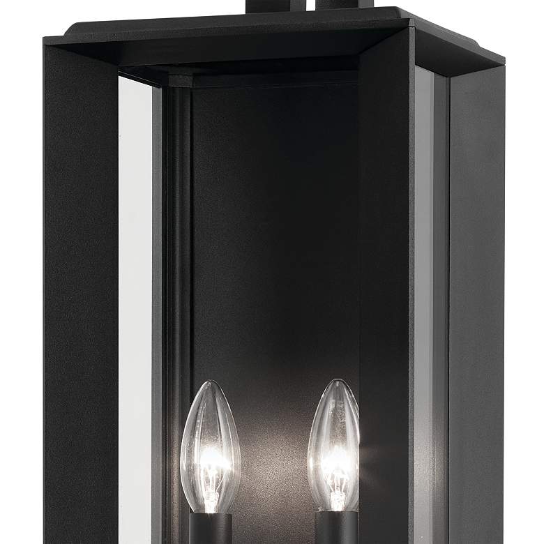 Image 3 Kichler Kroft 24"H Textured Black 2-Light Outdoor Wall Light more views