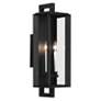 6_Kichler Kroft 24"H Textured Black 2-Light Outdoor Wall Light more views