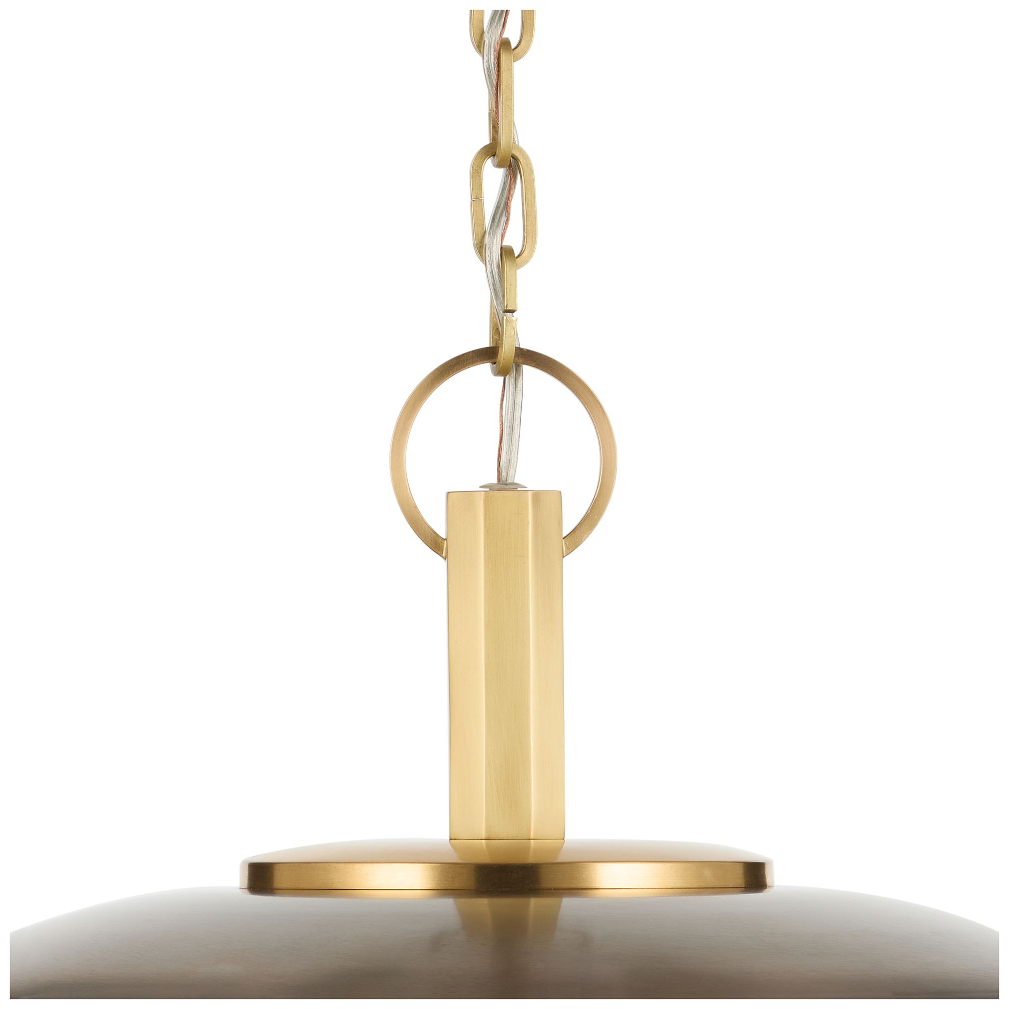 Image 7 Kichler Kurio 16" 1-Light Pendant Etched Opal Glass in Lacquered Bronze more views