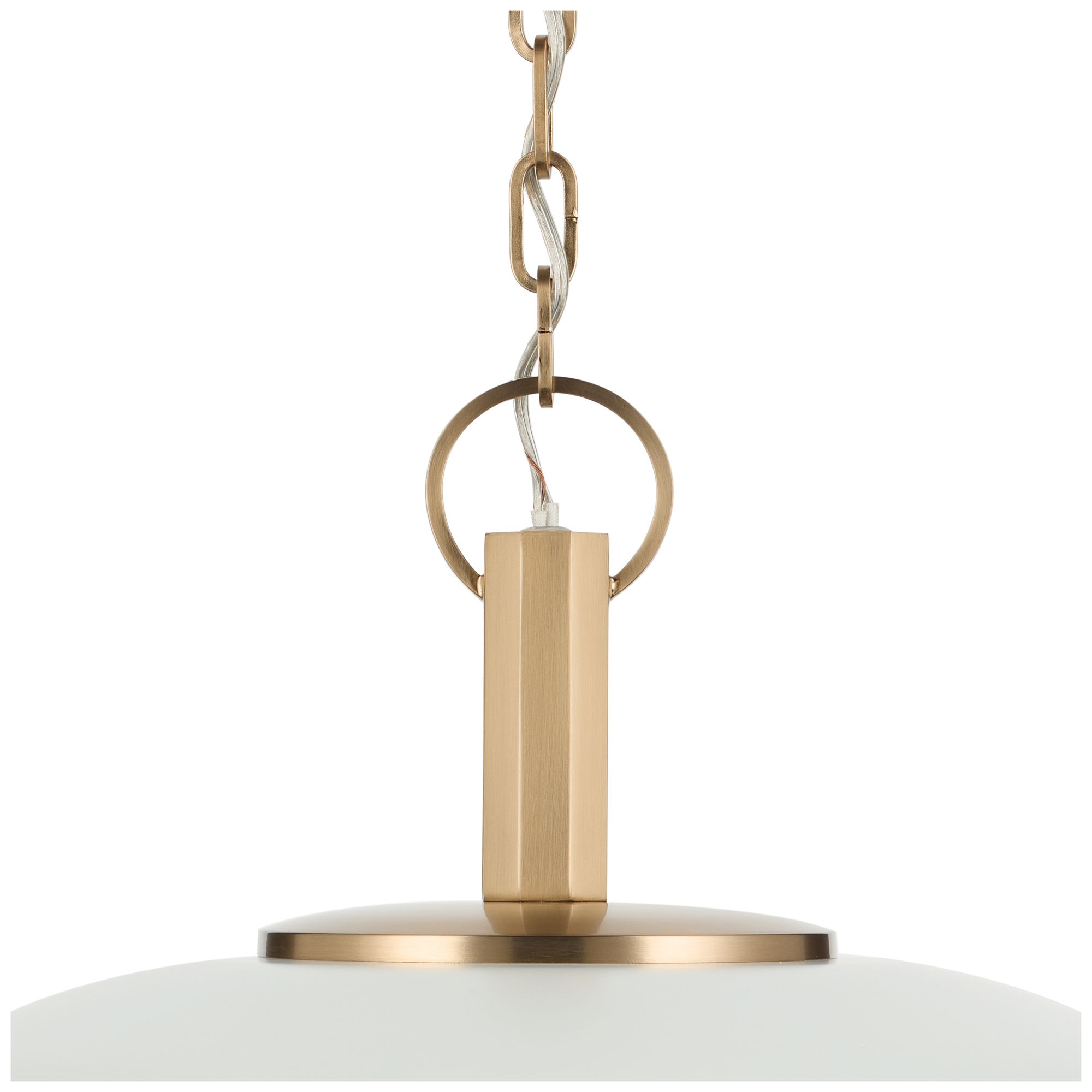 Image 6 Kichler Kurio 16" 1-Light Pendant With Etched Opal Glass in White more views