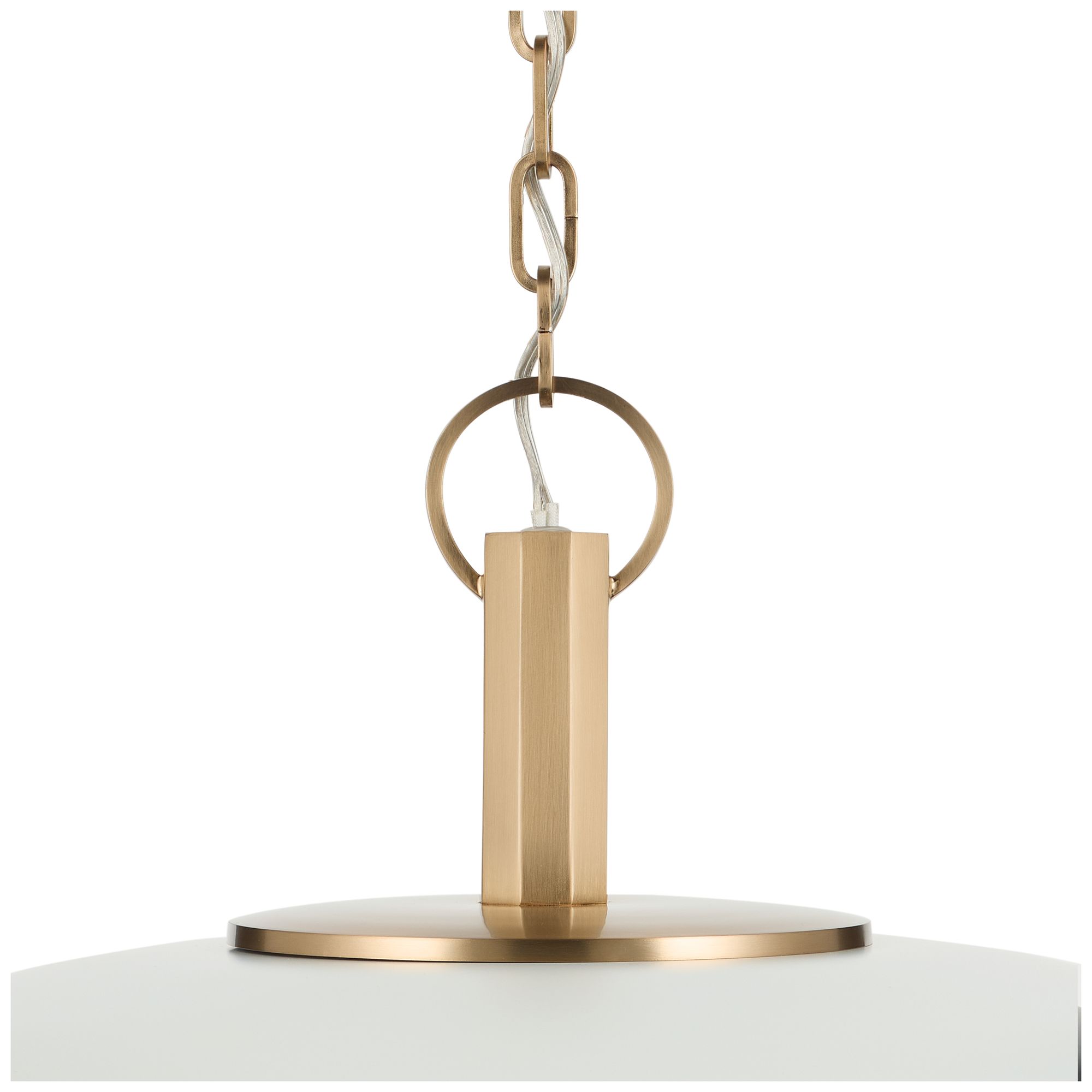 Image 6 Kichler Kurio 22" 1-Light Pendant With Etched Opal Glass in White more views