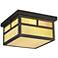 Kichler La Mesa 11 1/2" Wide Honey Opalescent Art Glass Ceiling Light