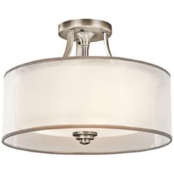 Kichler Lacey 15" Wide Antique Pewter Ceiling Light