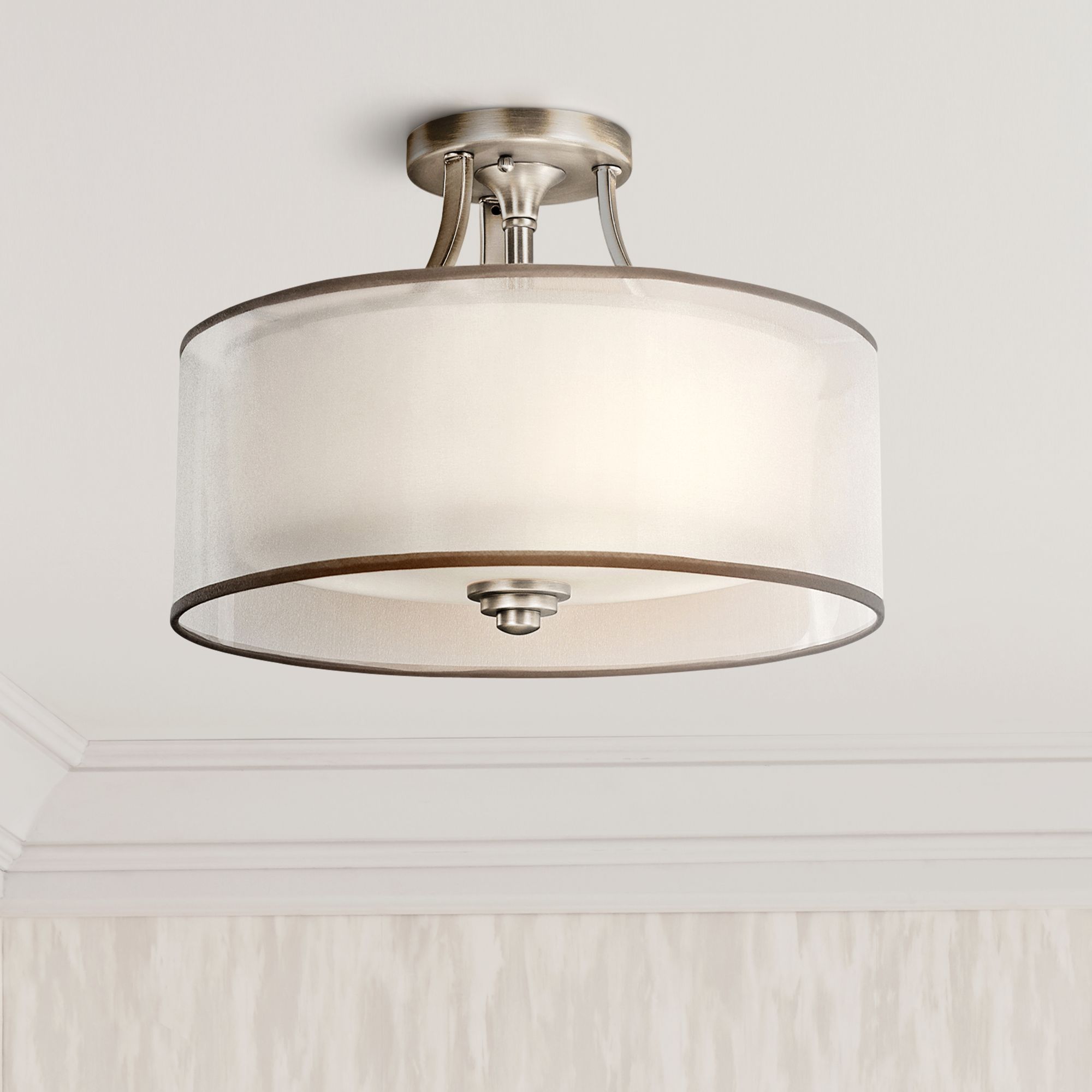 pewter ceiling light