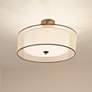 1_Kichler Lacey 28" Wide Mission Bronze Drum Ceiling Light