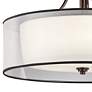 5_Kichler Lacey 28" Wide Mission Bronze Drum Ceiling Light more views