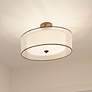 Kichler Lacey 28" Wide Mission Bronze Drum Ceiling Light