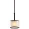 Kichler Lacey 6" Wide Bronze and Opal Glass Mini Pendant Light