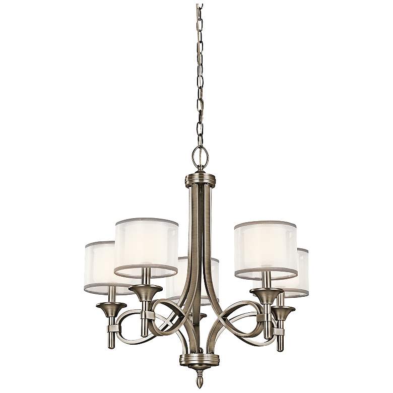 Image 2 Kichler Lacey Antique Pewter Collection 5-Light Chandelier