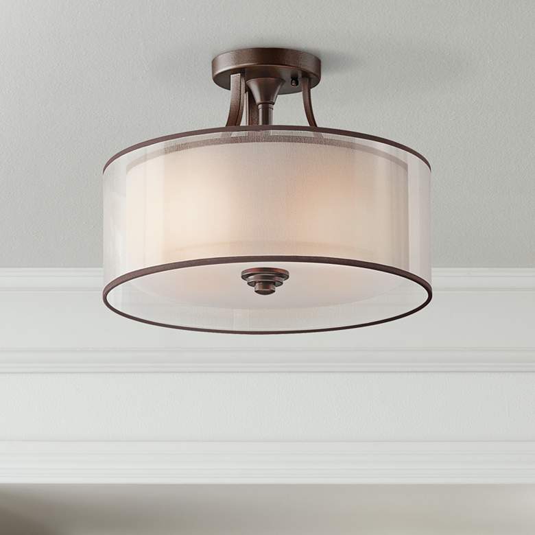 Image 1 Kichler Lacey Collection 15 inch Wide Ceiling Light Fixture