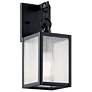 Kichler Lahden 12 1/4" High Black Outdoor Wall Light