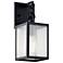 Kichler Lahden 12 1/4" High Black Outdoor Wall Light