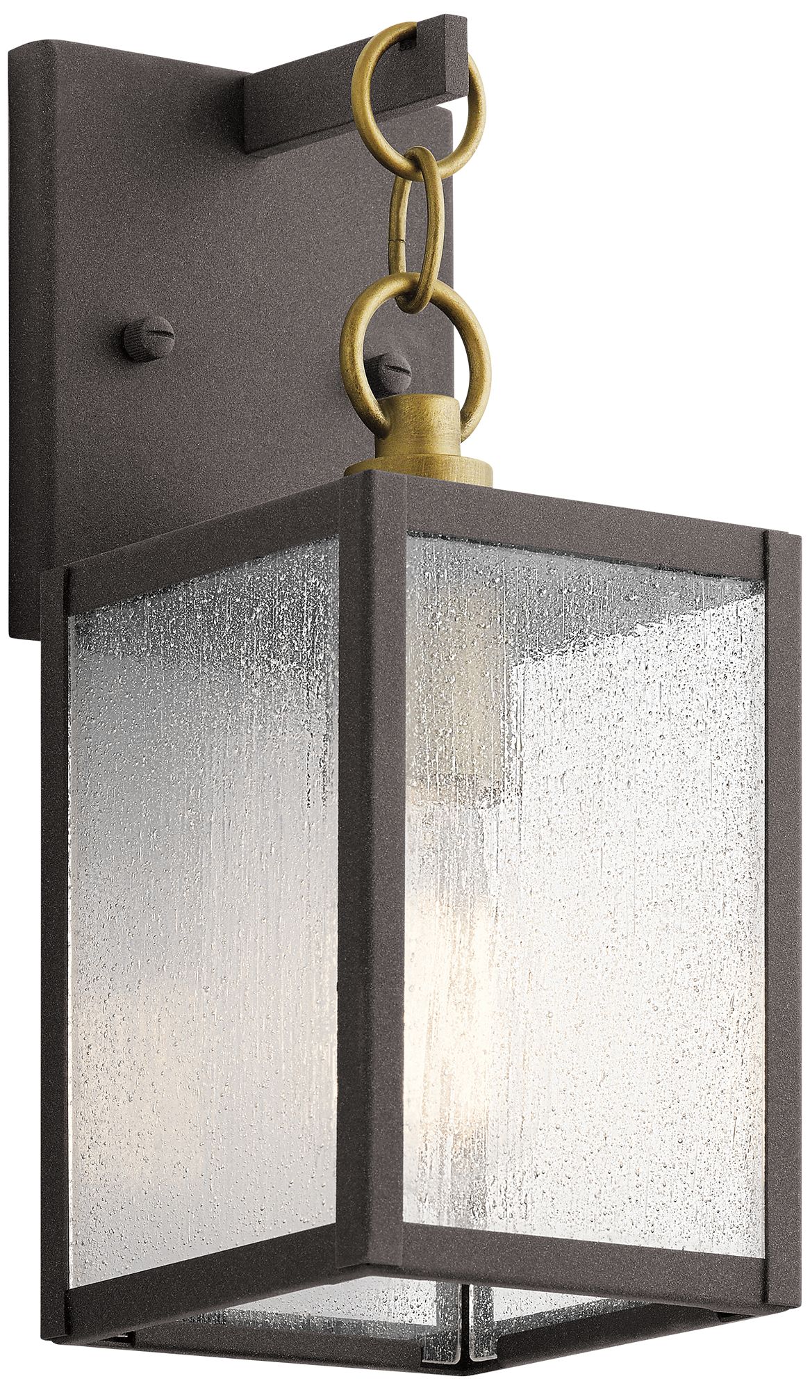 Image 2 Kichler Lahden 16 3/4"H Weathered Zinc Outdoor Wall Light