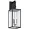Kichler Lahden 26" High Black 3-Light Outdoor Wall Light