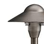 3_Kichler Landscape 21 1/4"H Brass Small Dome Path Light more views