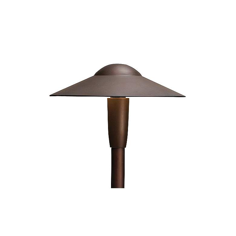 Image 3 Kichler Landscape 22 inchH 2700K LED Bronze Dome Path Light more views