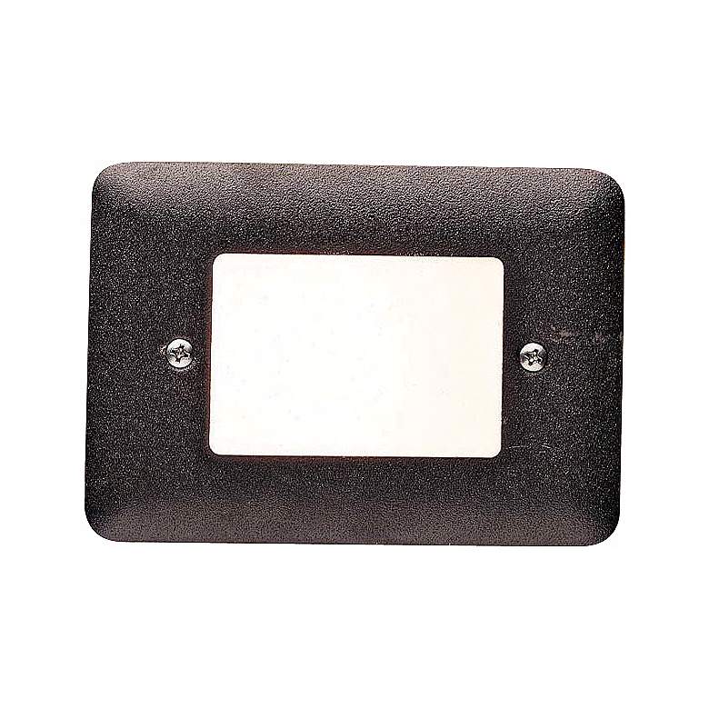 Image 1 Kichler Landscape 300OK LED 5" Wide Bronze Step Light