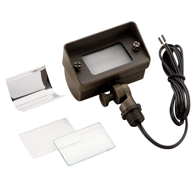 Image 3 Kichler Landscape 4 1/2" Wide Brass Accent Flood Light more views