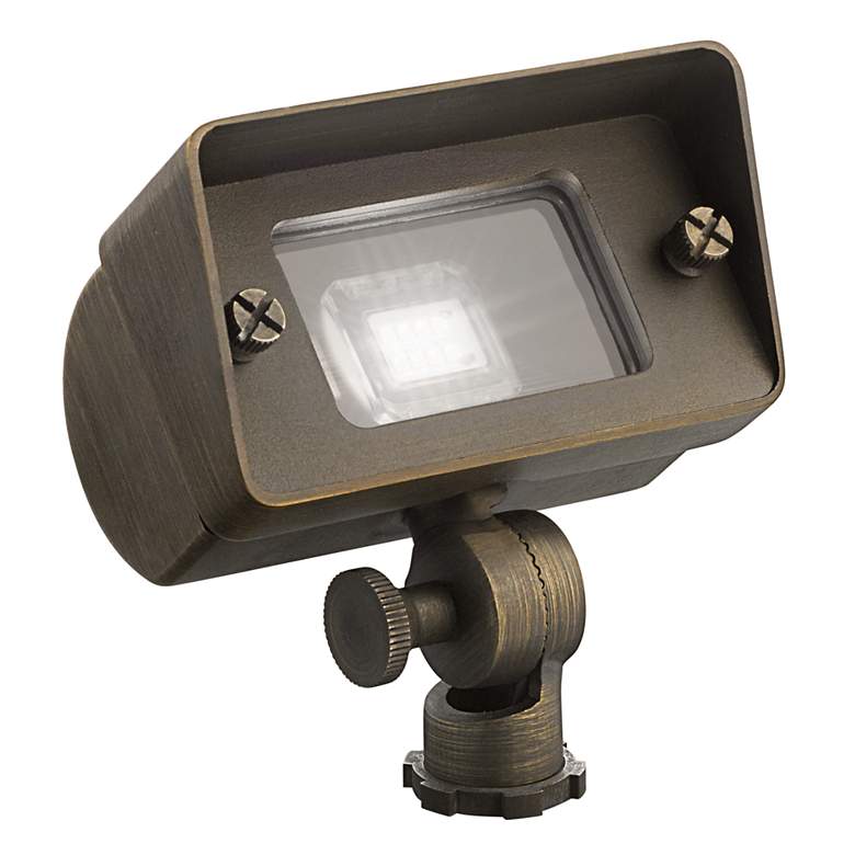 Image 5 Kichler Landscape 4 1/2" Wide Brass Accent Flood Light more views