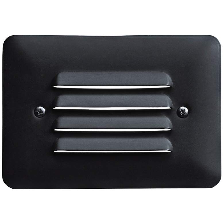 Image 1 Kichler Landscape 5" Wide Black 3000K LED Mini Step Light